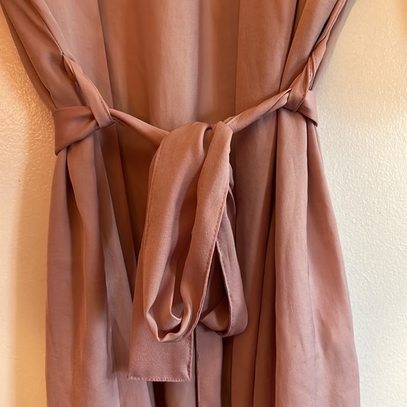 Light Pink Short Sleeve Robe - Picture 5 of 6